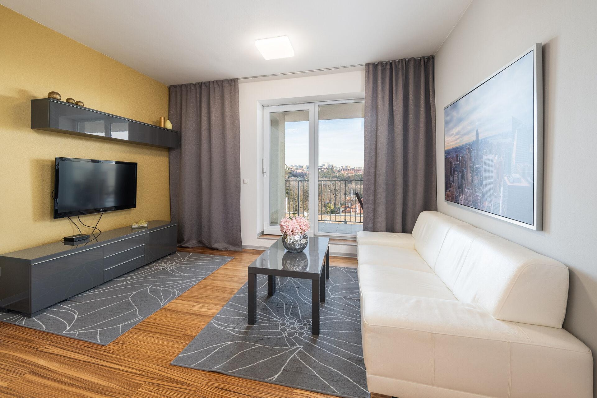 Pronájem unikátního luxusního bytu 2+kk, 56 m2, Brno - Palackého třída - rezidence Nové Semilasso