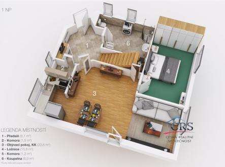 3d-layout-1np.jpg | Prodej - dům/vila, 105 m²