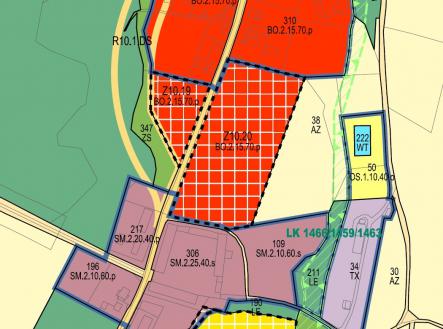 zemní plán | Prodej - pozemek pro komerční výstavbu, 75 968 m²