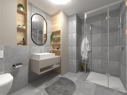 původní koupelna 2 | Prodej bytu, 1+kk, 74 m²