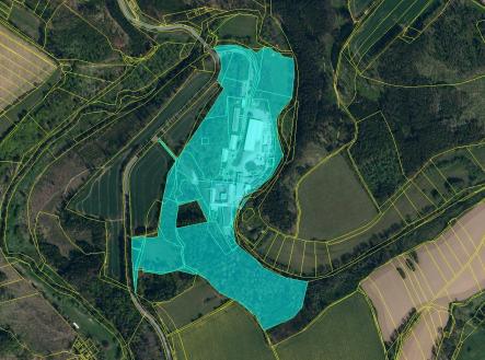 kat mapa sat LV 16 Červená Řečice | Prodej - komerční objekt, sklad, 12 111 m²