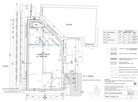 Půdorys_rozdělená_obchodní_plocha | Prodej - obchodní prostor, 61 m²