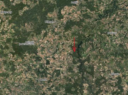 LV 591_Vystrkov_2mapa | Prodej - pozemek, les, 40 085 m²