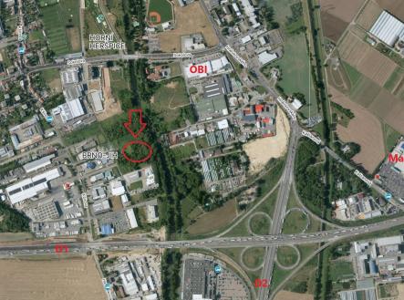 Mapa 2 | Prodej - pozemek pro komerční výstavbu, 3 534 m²