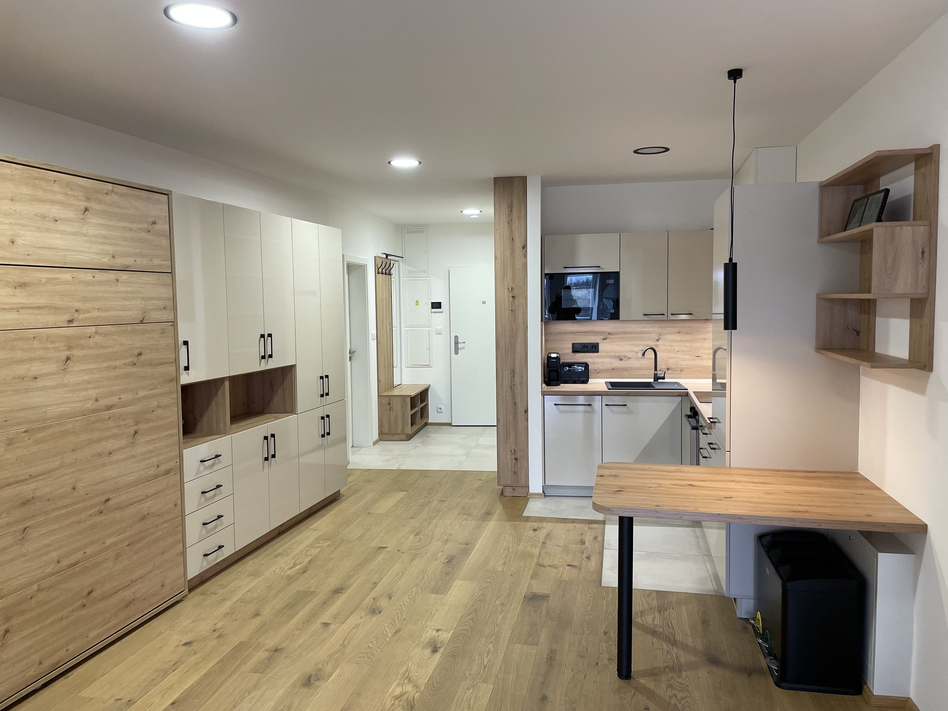 Pronájem kompletně vybaveného bytu 1+kk s balkonem, CP 43 m², Bystřice nad Pernštejnem