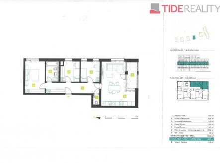 . | Prodej bytu, 4+kk, 88 m²