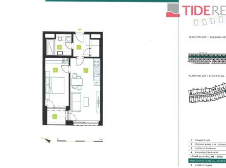 . | Prodej bytu, 2+kk, 56 m²