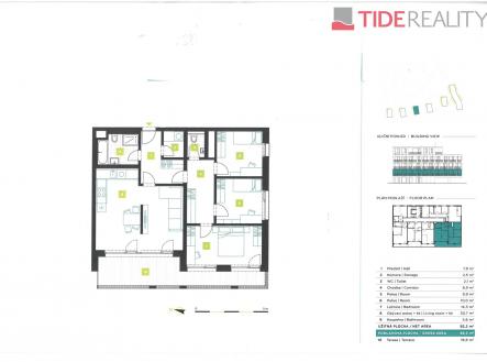 . | Prodej bytu, 4+kk, 93 m²