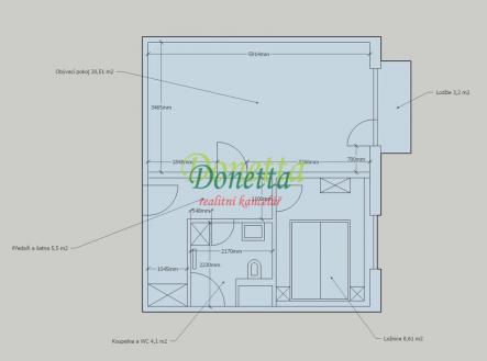 img-20230921-wa0001.jpg | Pronájem bytu, 2+kk, 44 m²