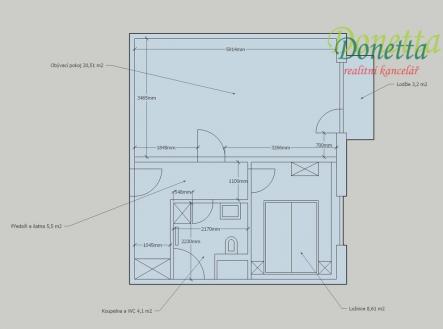 img-20230921-wa0001.jpg | Pronájem bytu, 2+kk, 44 m²