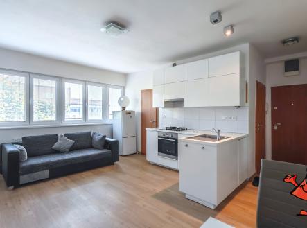 Pronájem bytu 2+kk Praha 7 Holešovice U Městských domů - kuchyně | Pronájem bytu, 2+kk, 41 m²