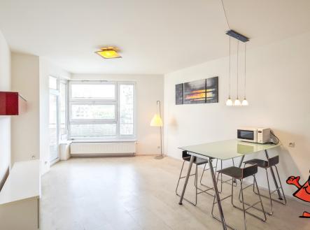 Pronájem bytu 2+kk Harfa Praha 9 - pokoj | Pronájem bytu, 2+kk, 49 m²