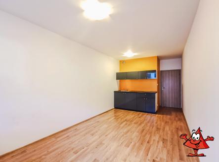 Pronájem bytu Praha 9 Střížkov Zakšínská_kuchyňská linka | Pronájem bytu, 1+kk, 26 m²