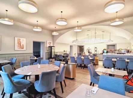 Pronájem zámecké restaurace zámku Dobříš - restaurace B | Pronájem - restaurace, 419 m²