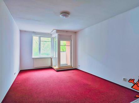 Pronájem bytu 1+0 Praha 9 Vysočany Paříkova - obývací pokoj II | Pronájem bytu, 1+kk, 30 m²