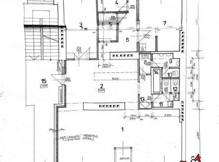 Prodej restaurace Praha 10 Vršovice Na Louži - půdorys.jpg | Prodej - restaurace, 205 m²