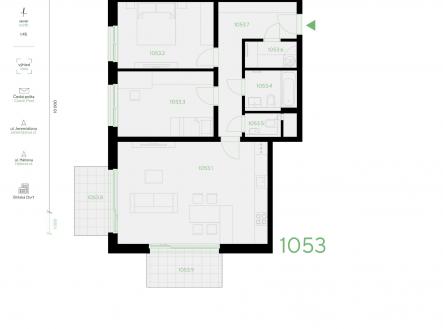 PPR_A_1053 | Prodej bytu, 3+kk, 87 m²