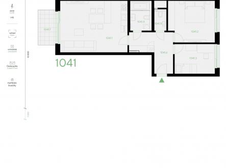 Prodej bytu, 3+kk, 77 m²