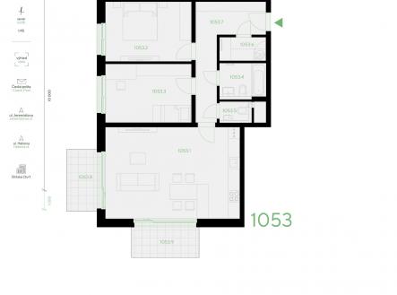 PPR_A_1053 | Prodej bytu, 3+kk, 80 m²