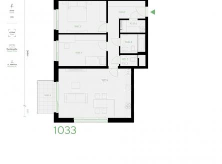 PPR_A_1033 | Prodej bytu, 3+kk, 80 m²
