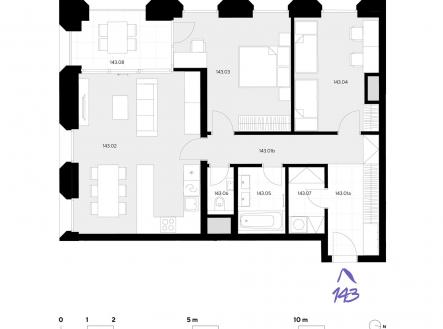 143 | Prodej bytu, 3+kk, 90 m²