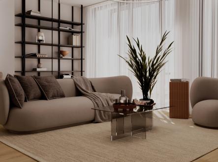 03_Denní zóna | Prodej bytu, 4+kk, 132 m²