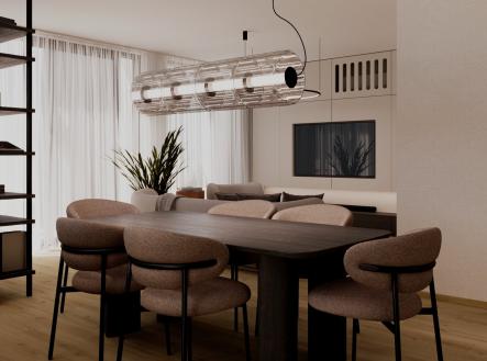 02_Denní zóna | Prodej bytu, 4+kk, 132 m²