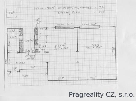 . | Pronájem bytu, 2+kk, 55 m²