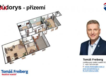 Půdorys - přízemí | Prodej - dům/vila, 600 m²