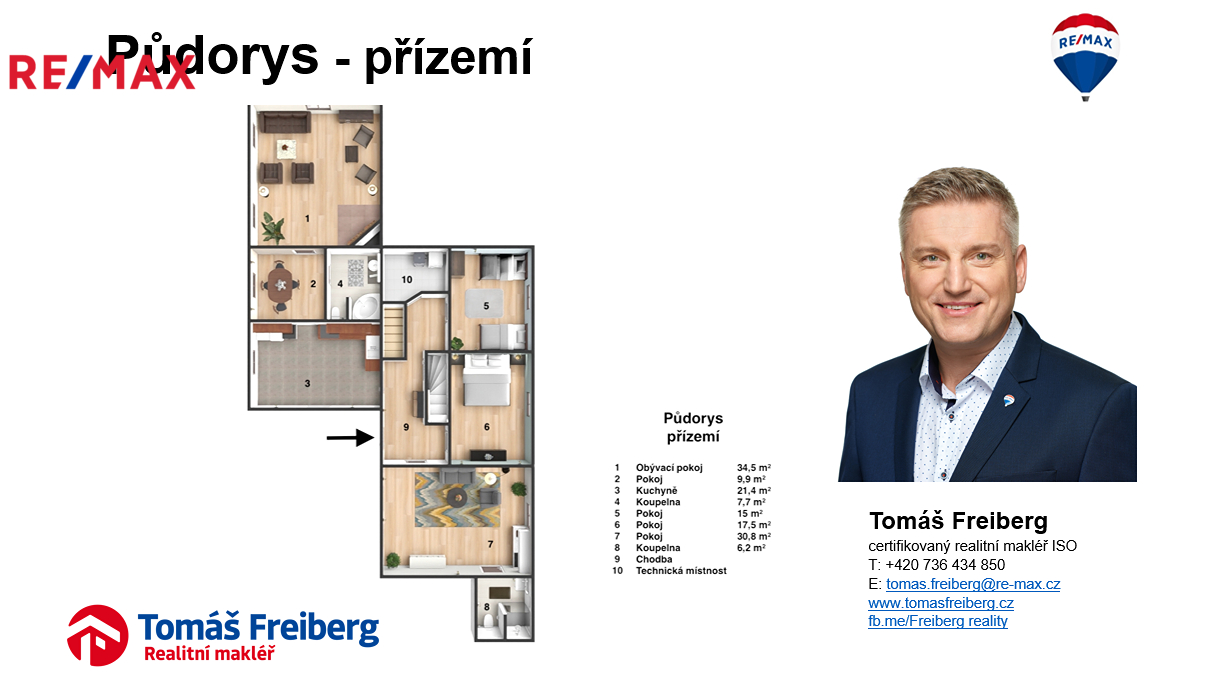 Půdorys - přízemí