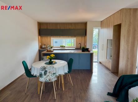 kuchyňský kout s vestavěnými skříněmi | Prodej - dům/vila, 91 m²