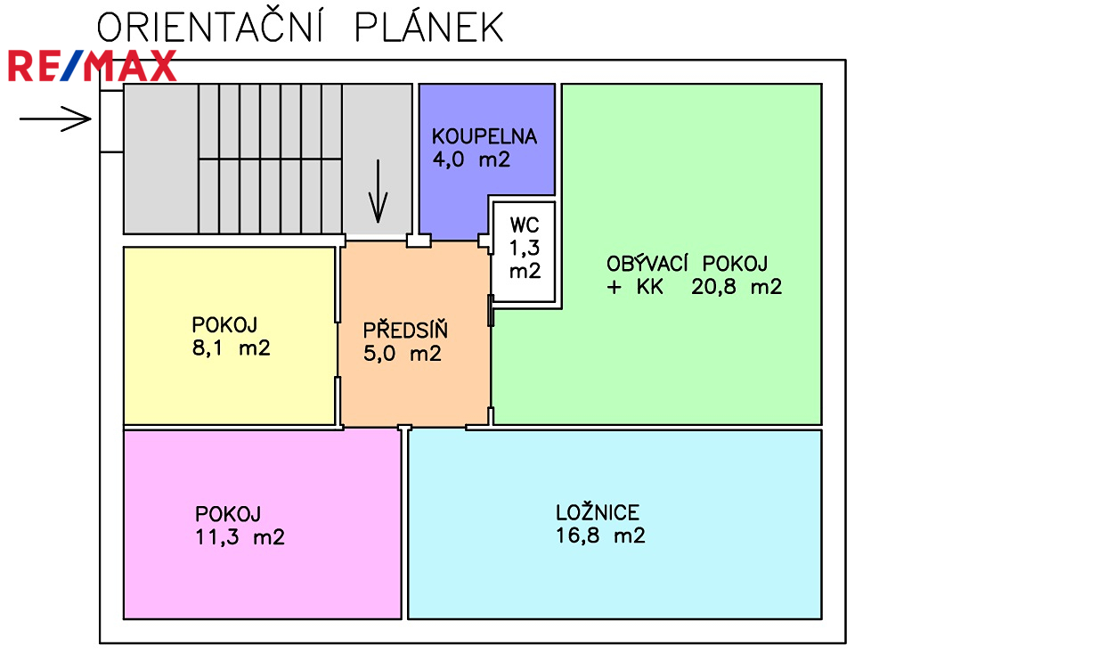 orientační plánek