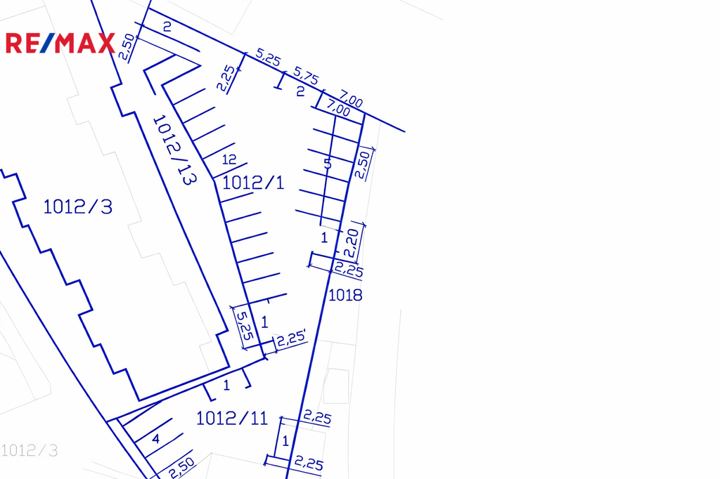 záměr parkovacích míst