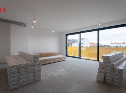 Obývací pokoj s kuchyň. koutem | Prodej bytu, 4+kk, 145 m²