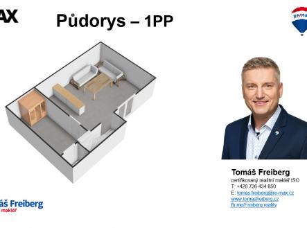 Půdorys 1PP | Prodej - chata/rekreační objekt, 161 m²