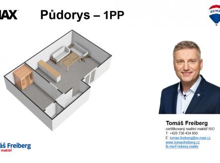 Půdorys 1PP | Prodej - chata/rekreační objekt, 161 m²