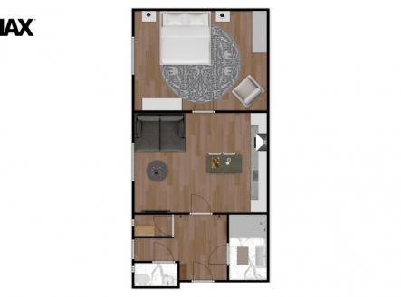 pudorys.jpg | Pronájem bytu, 1+1, 64 m²