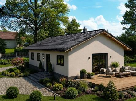 Vizualizace budoucího stavu | Prodej - dům/vila, 129 m²
