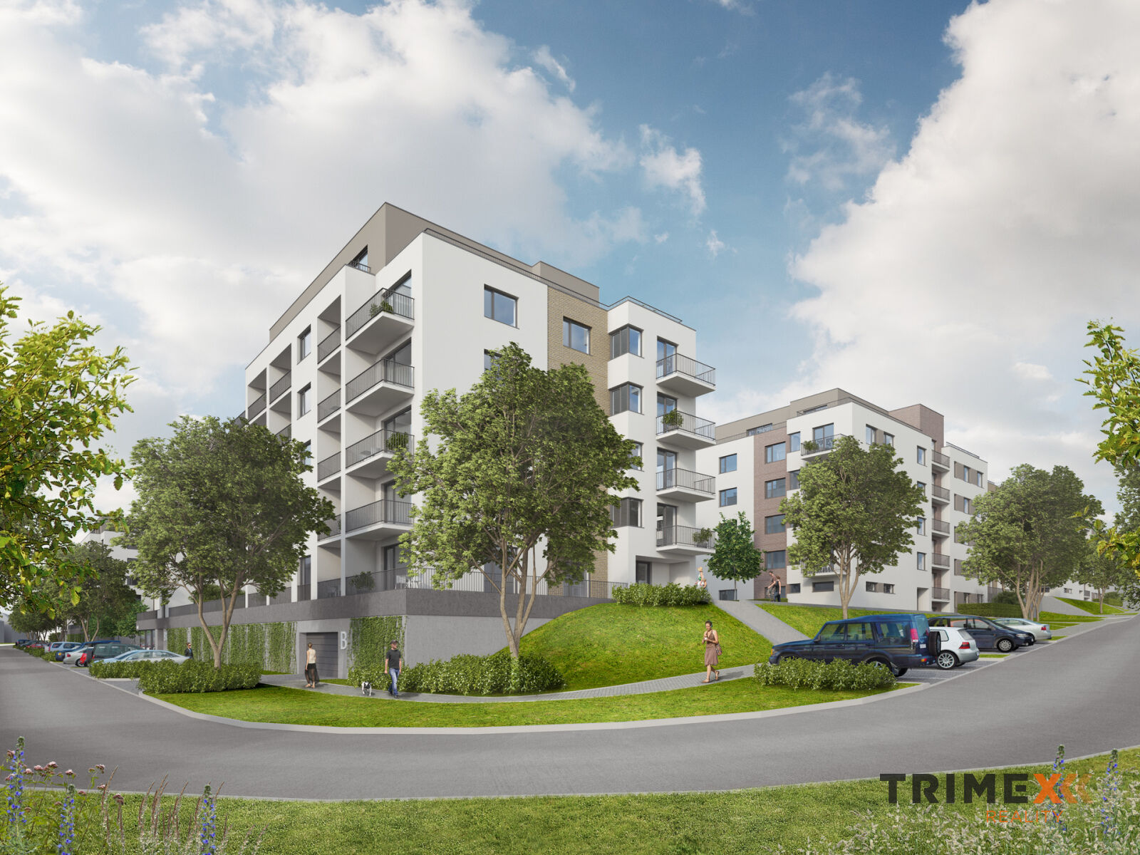 Bytová jednotka 4+kk 95,05 m2, terasa 63,67 m2, Bílá Perla, Opava