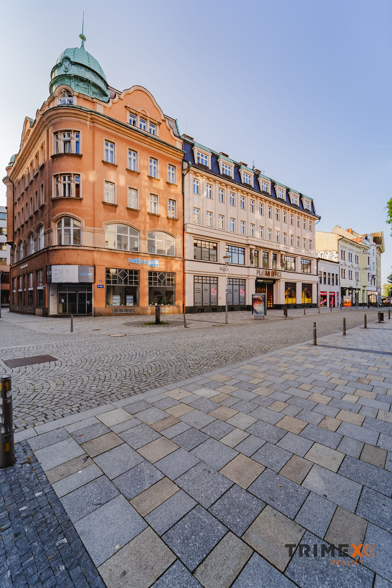 Obchodní prostory na pěší zóně v centru Ostravy