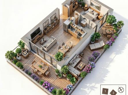 Prodej bytu, 2+kk, 39 m² obrázek