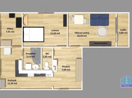 planek1 | Prodej bytu, 3+1, 58 m²