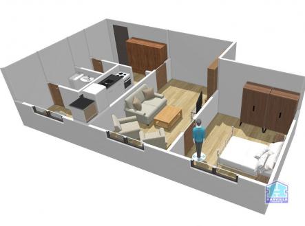 planek3 | Prodej bytu, 2+1, 53 m²