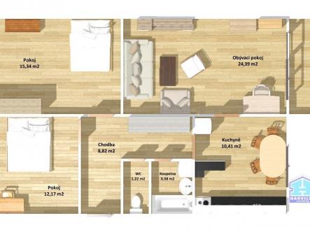 planek1 | Prodej bytu, 3+1, 76 m²