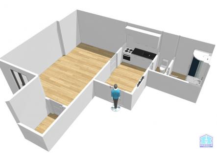 planek2 | Prodej bytu, 1+kk, 37 m²