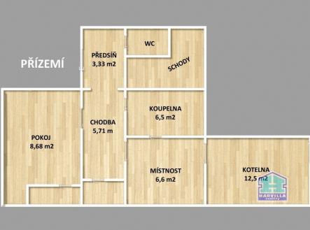 prizemi | Prodej - dům/vila, 75 m²
