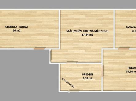 plánek | Prodej - dům/vila, 56 m²