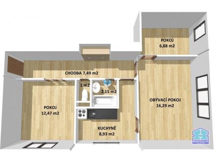 planek3 | Prodej bytu, 3+1, 56 m²