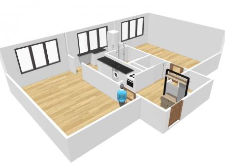 planek3 | Prodej bytu, 2+1, 57 m²