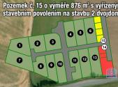 Prodej - pozemek pro bydlení, 876 m²